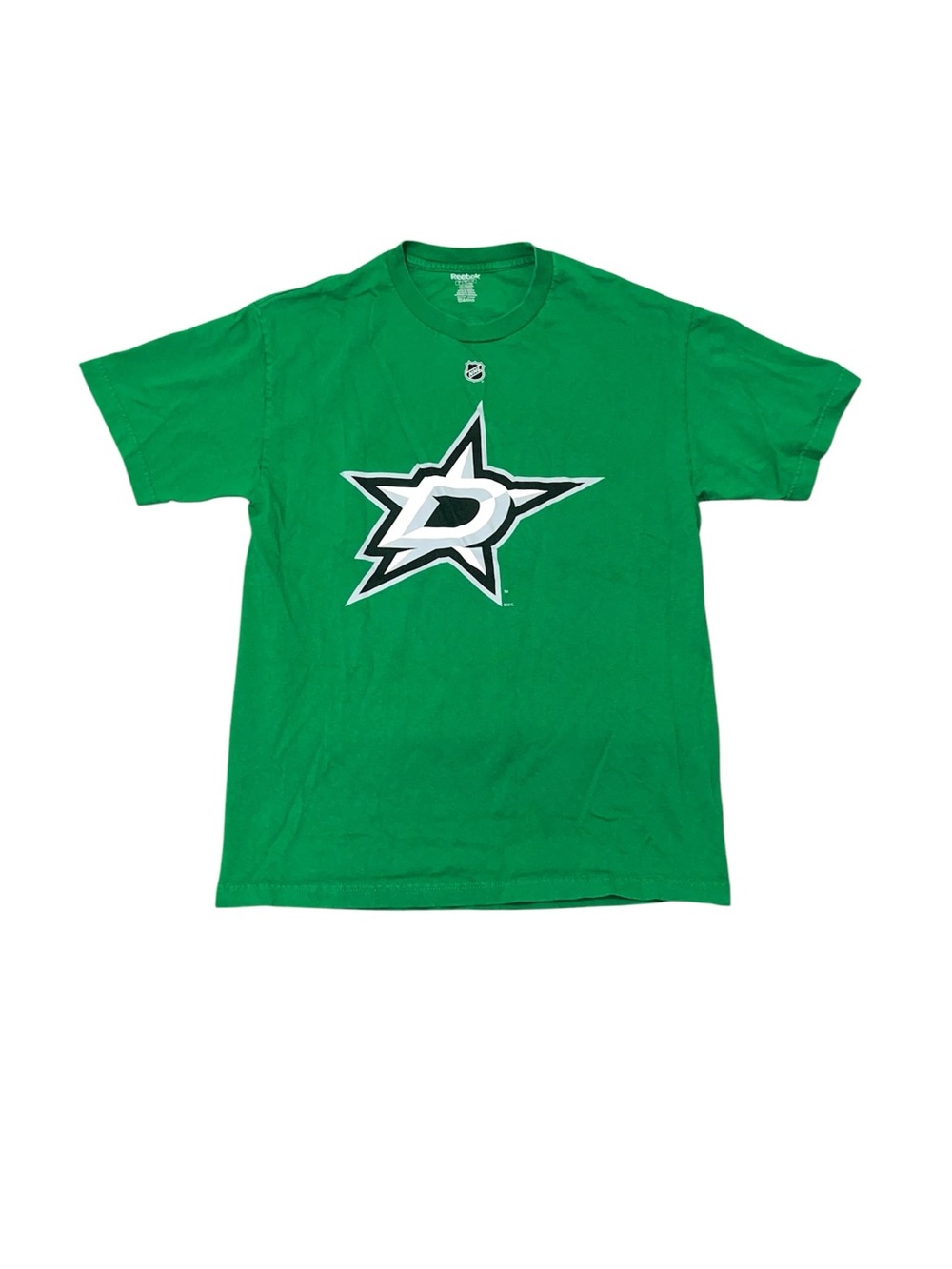 Reebok NHL Dallas Stars Seguin 91 Green T-shirt Unisex Size Large 100% Cotton